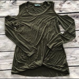 Cold-Shoulder Blouse